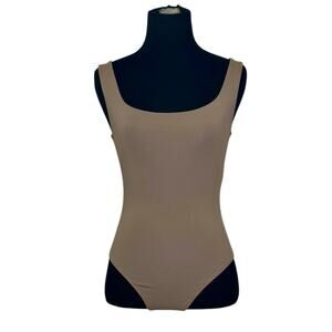 Aritzia Tan Bodysuit
